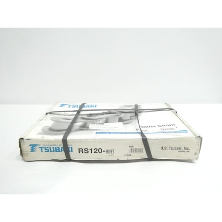 Tsubaki 10FT 1-1/2IN SINGLE ROLLER CHAIN RS120-1-RIVET